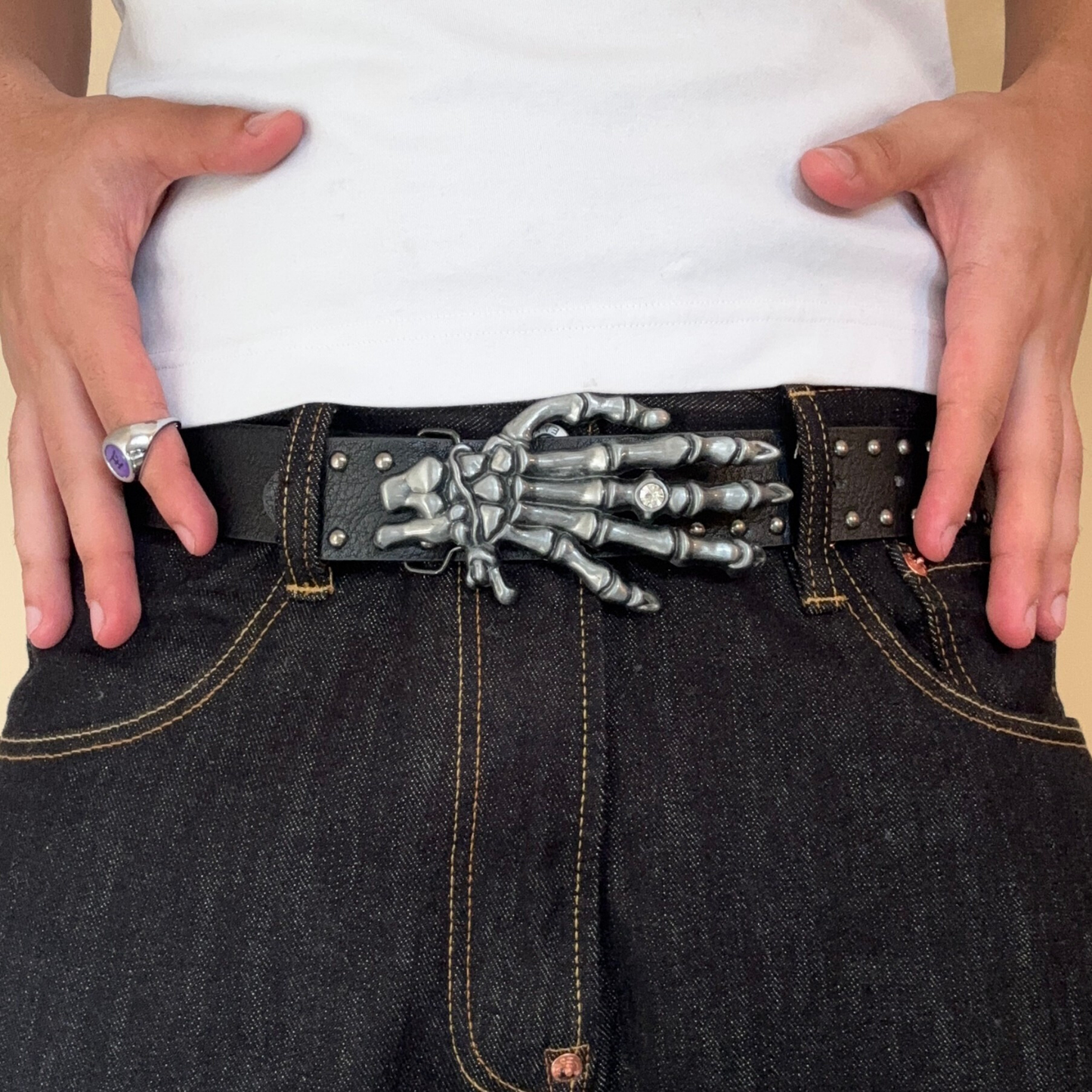 Skeleton Hand Style Belt