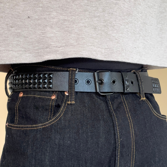 Black Studded Style Belt