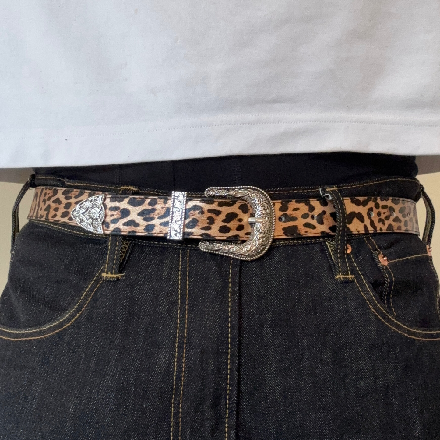 Cheetah Print Style Belt
