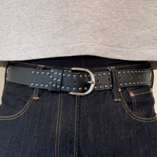 Black Studded Style Belt