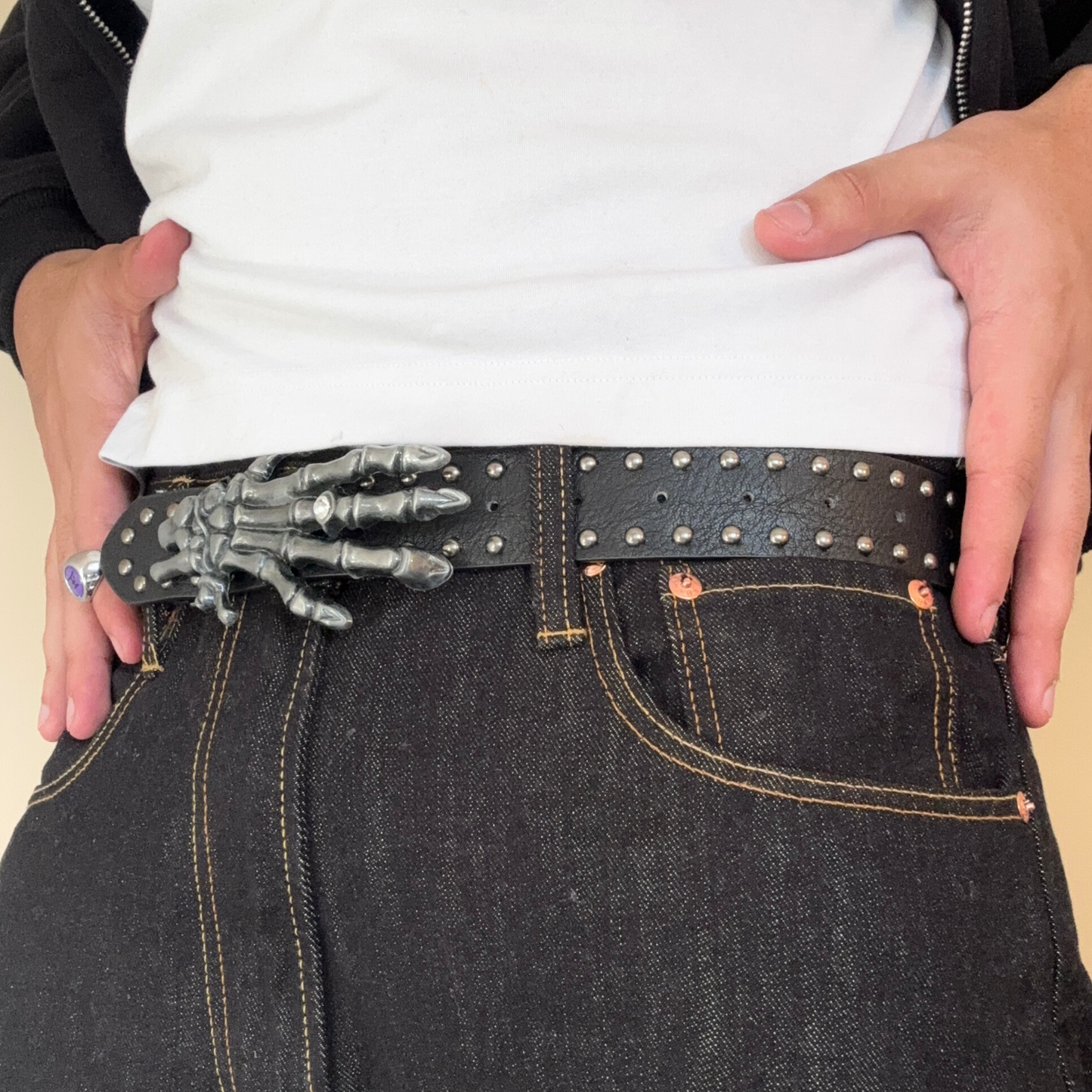 Skeleton Hand Style Belt